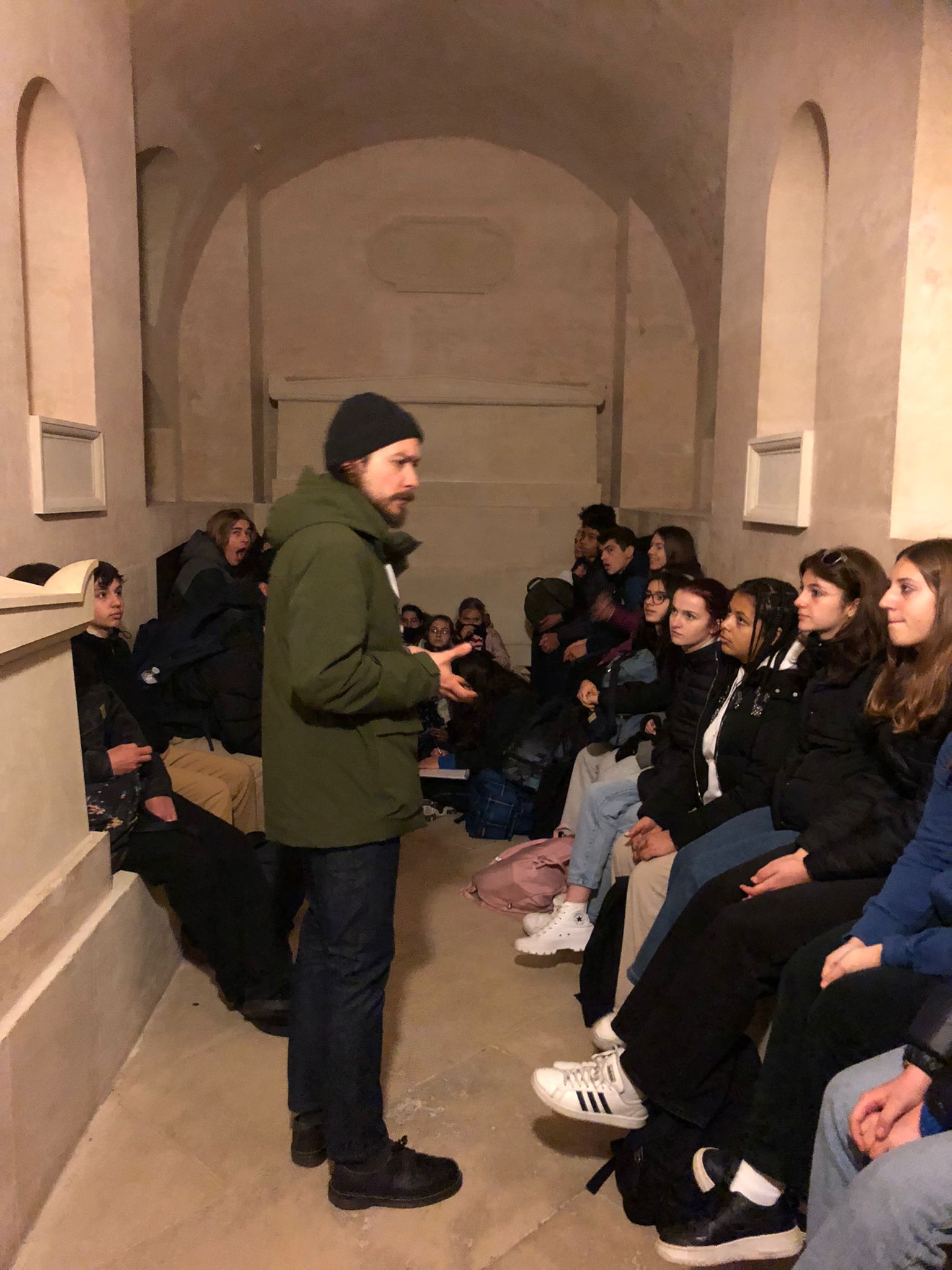 Deuxième journée à Paris visite du Panthéon  Collège Pierre Mauger